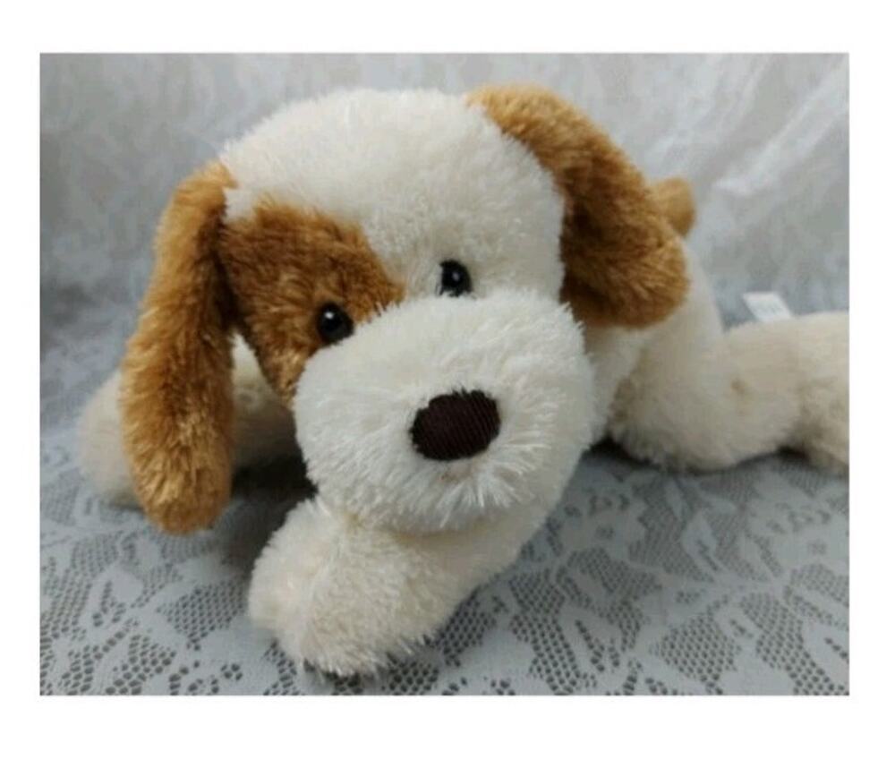 Applause Spott Puppy Dog Tan Cream Brown 13" Plush Stuffed Plushie Toy Vintage